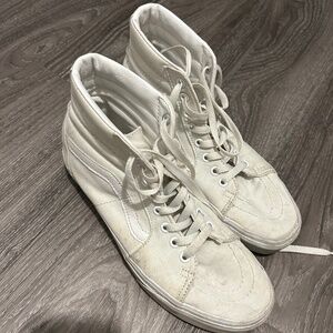 White vans hi top
